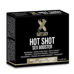 Une boite de 3 shot de 20 ml chacun de hot shot sex booster