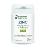 Zinc Bisglycinate Et Pidolate - 60 Gélules - D.Plantes